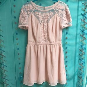 Kimchi Blue Blush Pink Dress